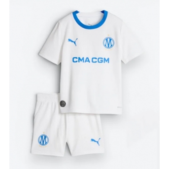 Billige Fotballdrakt Olympique de Marseille Replika Hjemmedraktsett Barn 2026-27 Kortermet (med bukser)